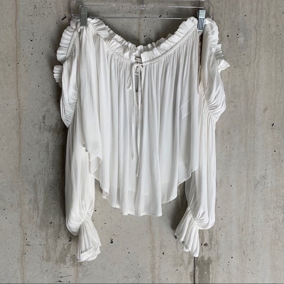 flowy peasant top